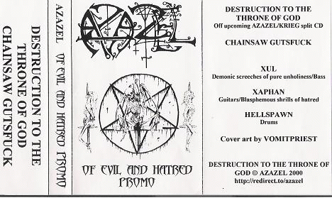 Kult Ov Azazel : Of Evil and Hatred